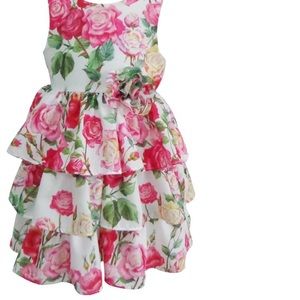 Popatu floral tiered dress